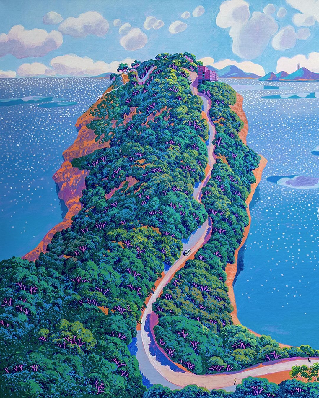 Vivid Saturated Landscape Paintings By Stephen Wong Chun Hei (12)