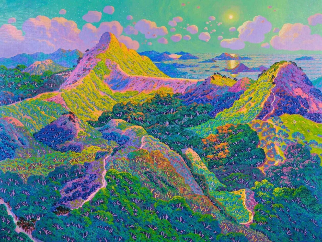 Vivid Saturated Landscape Paintings By Stephen Wong Chun Hei (7)