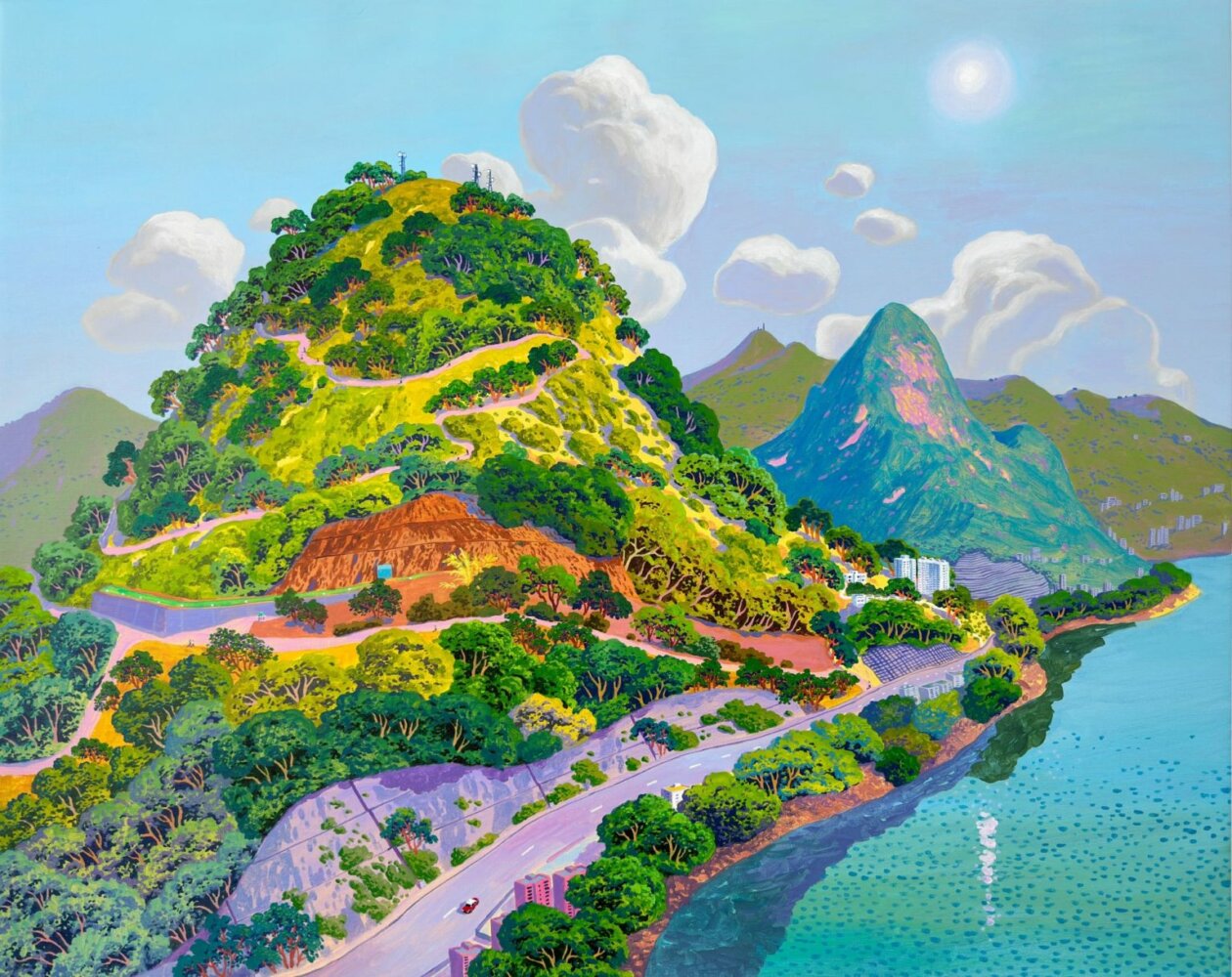 Vivid Saturated Landscape Paintings By Stephen Wong Chun Hei (1)