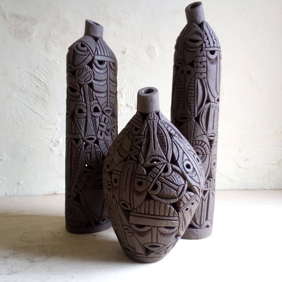 African Identity, Marvelous Ceramic Sculptures By Djakou Kassi Nathalie (1)