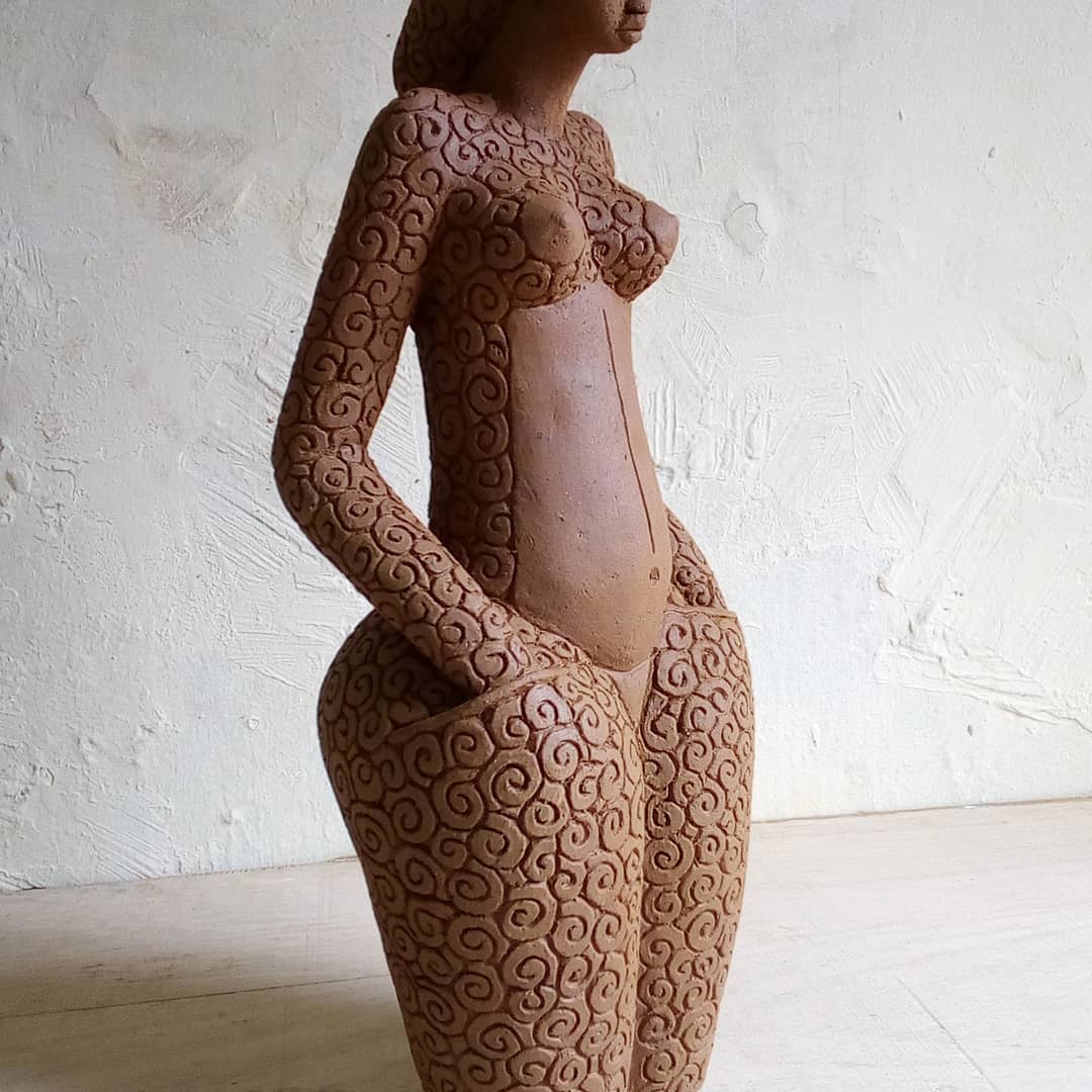 African Identity, Marvelous Ceramic Sculptures By Djakou Kassi Nathalie (1)