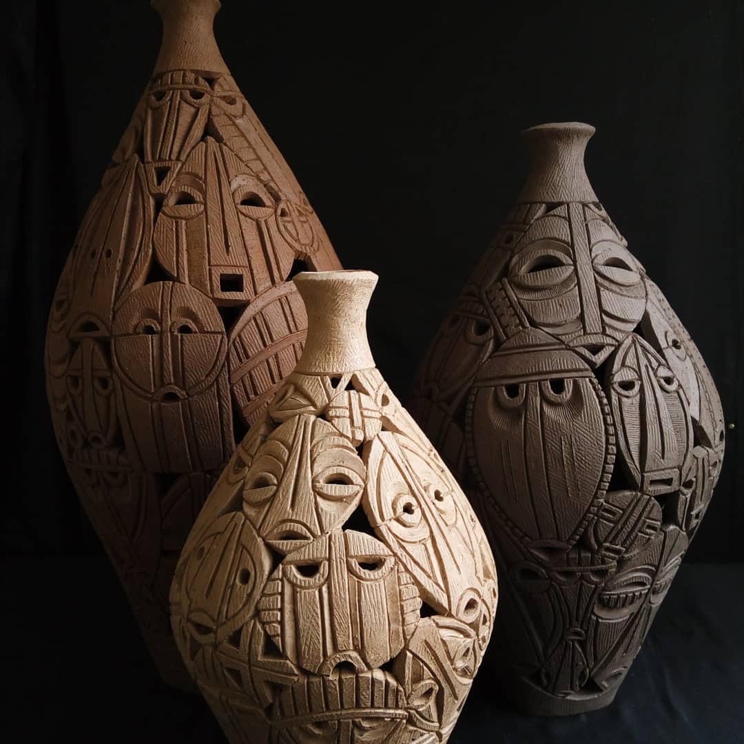 African Identity, Marvelous Ceramic Sculptures By Djakou Kassi Nathalie (3)