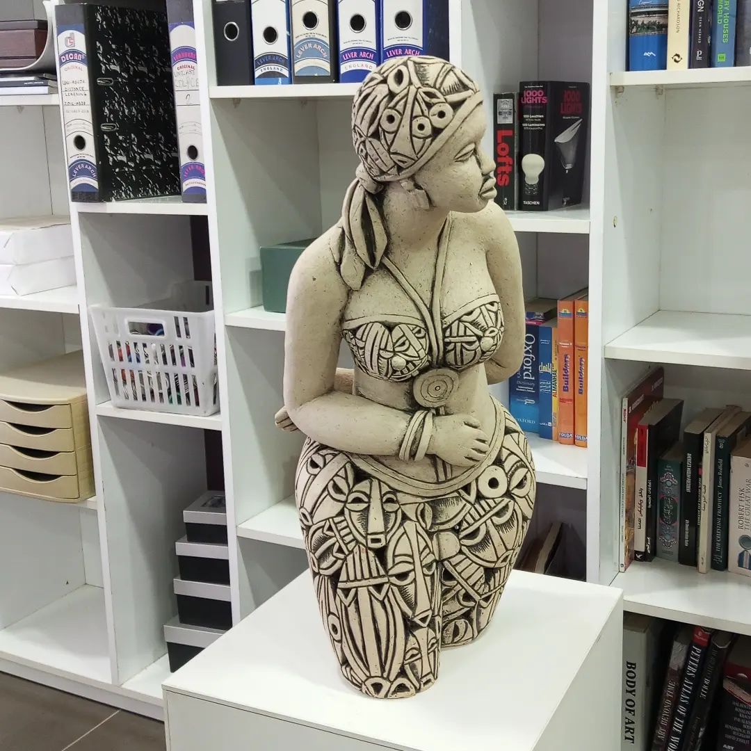 African Identity, Marvelous Ceramic Sculptures By Djakou Kassi Nathalie (4)