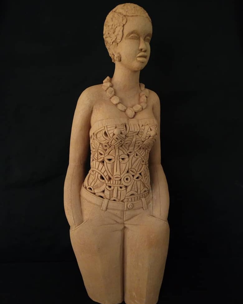 African Identity, Marvelous Ceramic Sculptures By Djakou Kassi Nathalie (5)