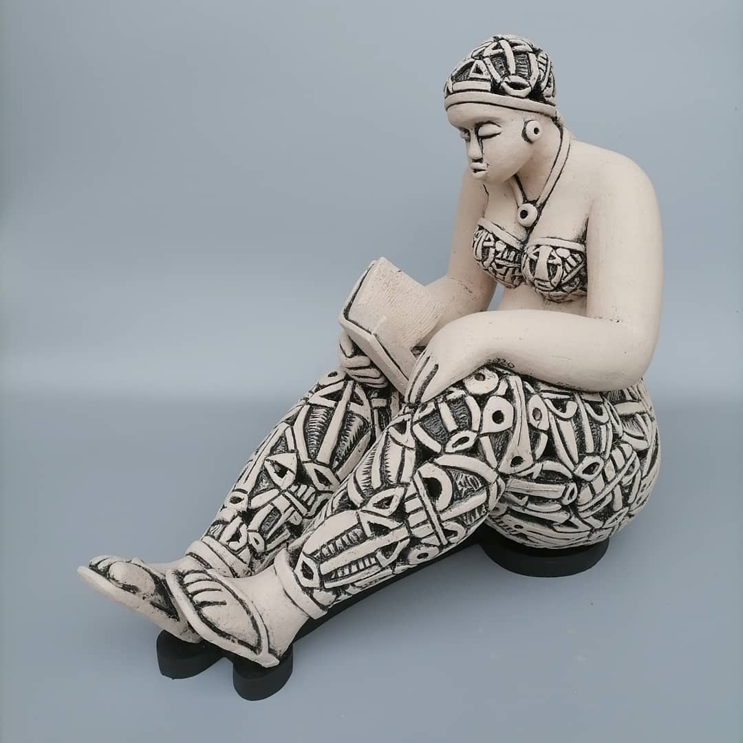 African Identity, Marvelous Ceramic Sculptures By Djakou Kassi Nathalie (9)