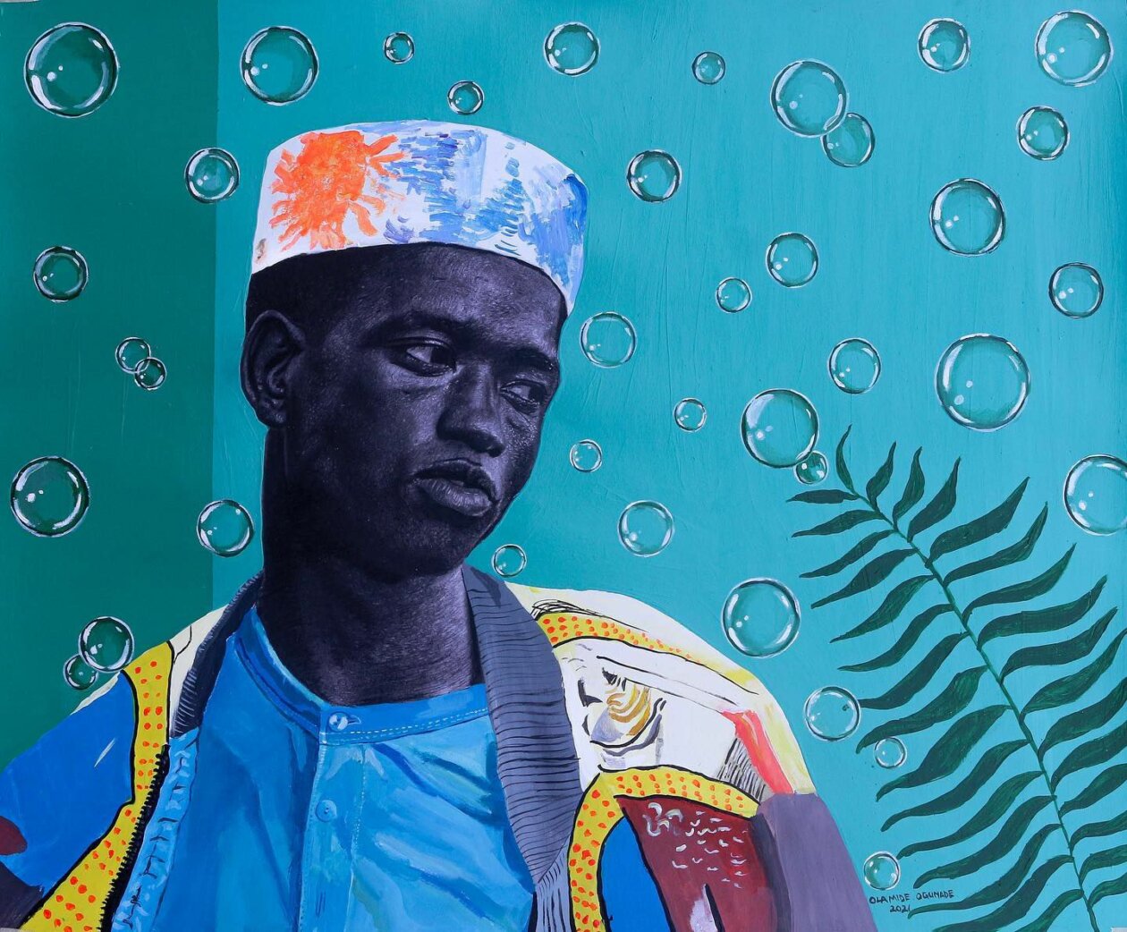 African Society, Figurative Paintings By Olamide Ogunade (16)