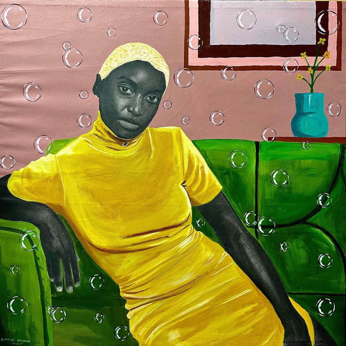 African Society, Figurative Paintings By Olamide Ogunade (4)