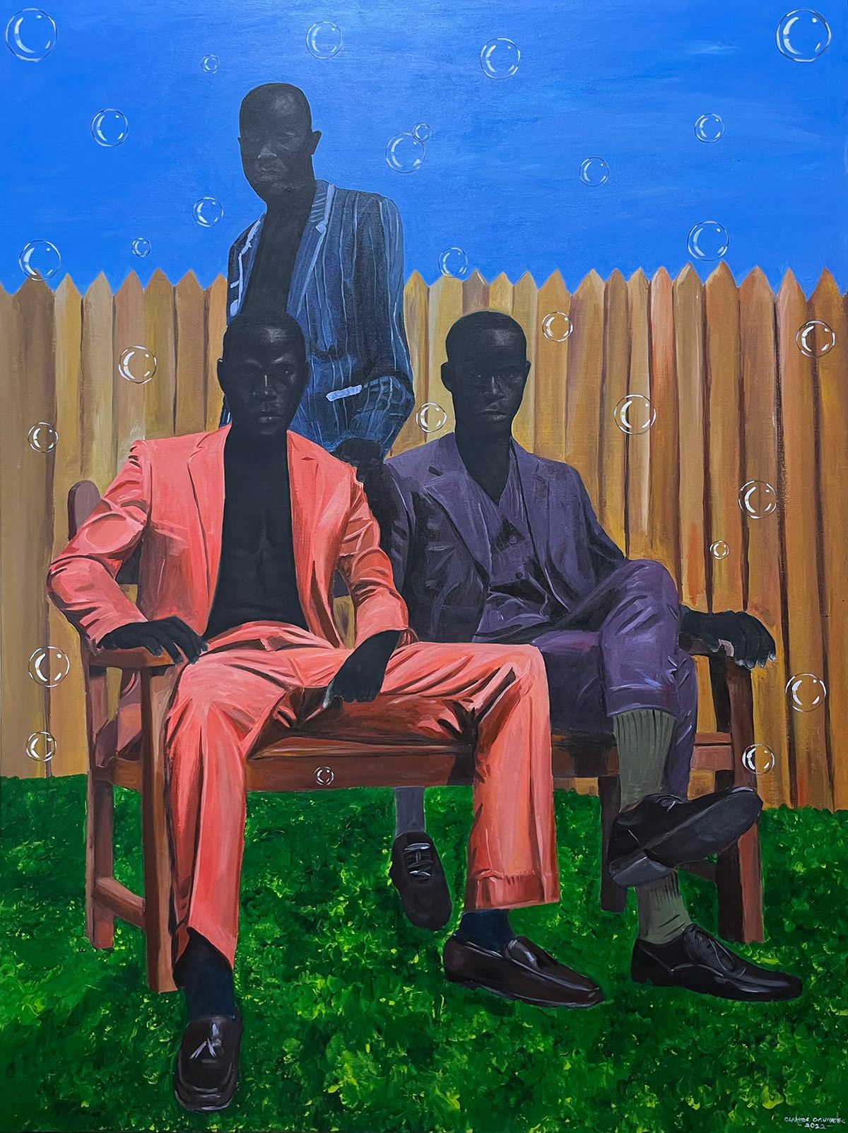 African Society, Figurative Paintings By Olamide Ogunade (7)