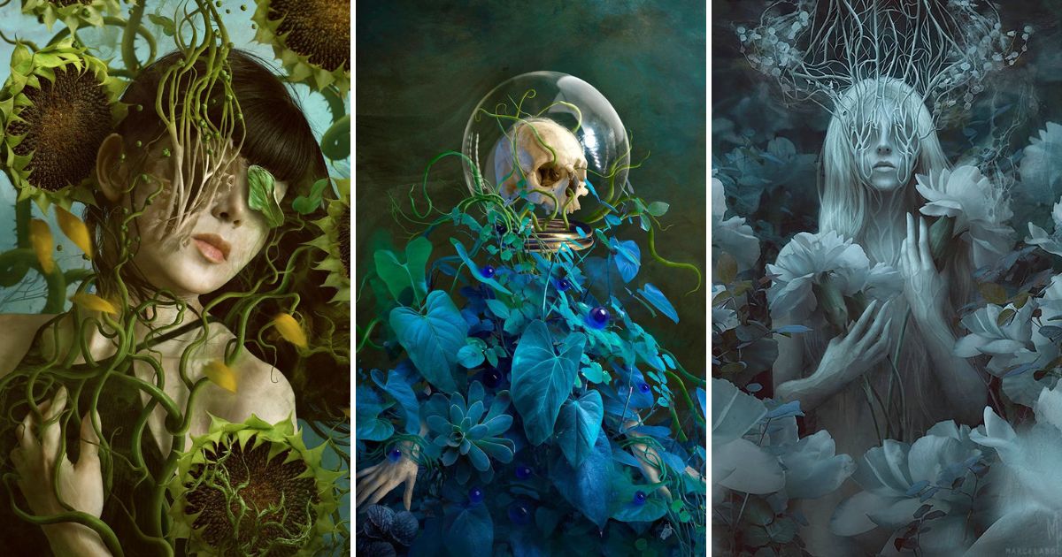 Dark, Lush, And Surreal Digital Paintings By Marcela Bolívar (1)