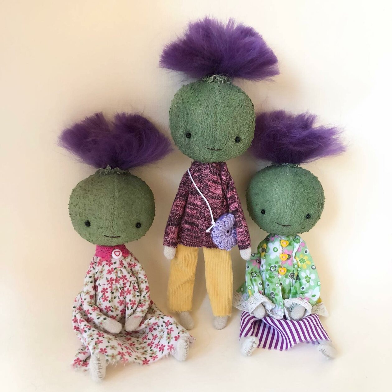 Enchanting Textile Dolls By Yulia 12