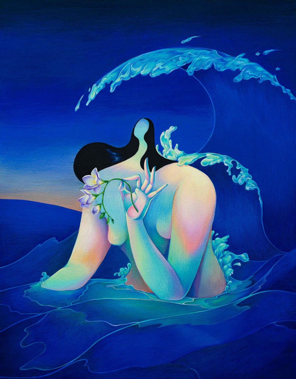 Ethereal Woman Paintings By Hanna Lee Joshi (1)