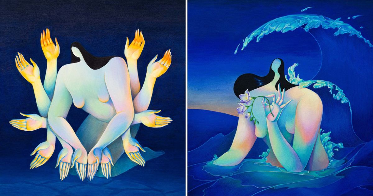 Ethereal Woman Paintings By Hanna Lee Joshi (1)