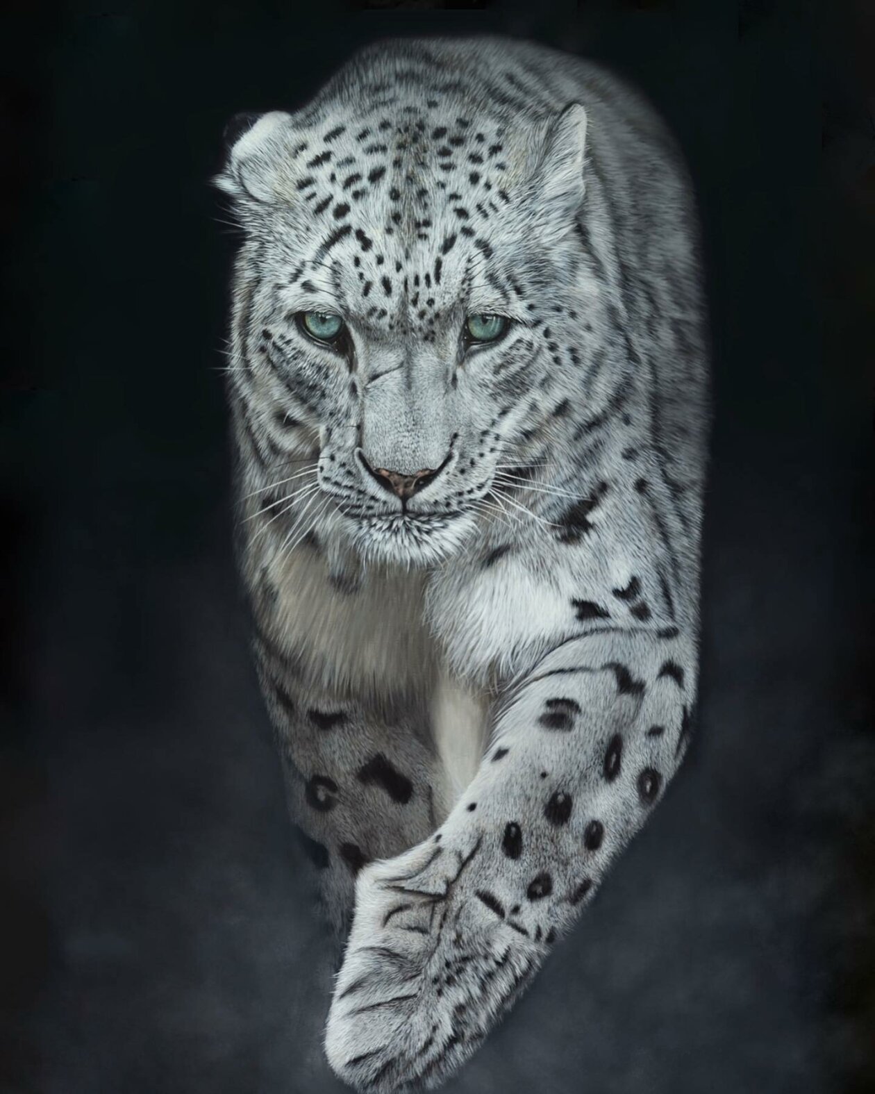 Hyper Realistic Animal Portrait Paintings By Sophie Green (11)