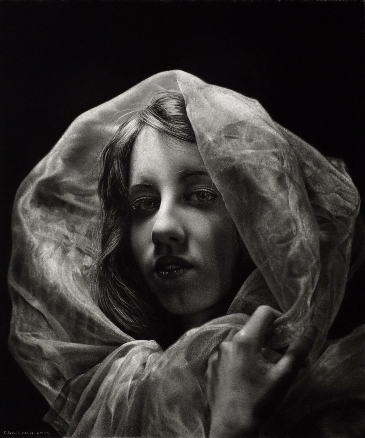 Hyper Realistic Pencil And Charcoal Portraits By Emanuele Dascanio 20