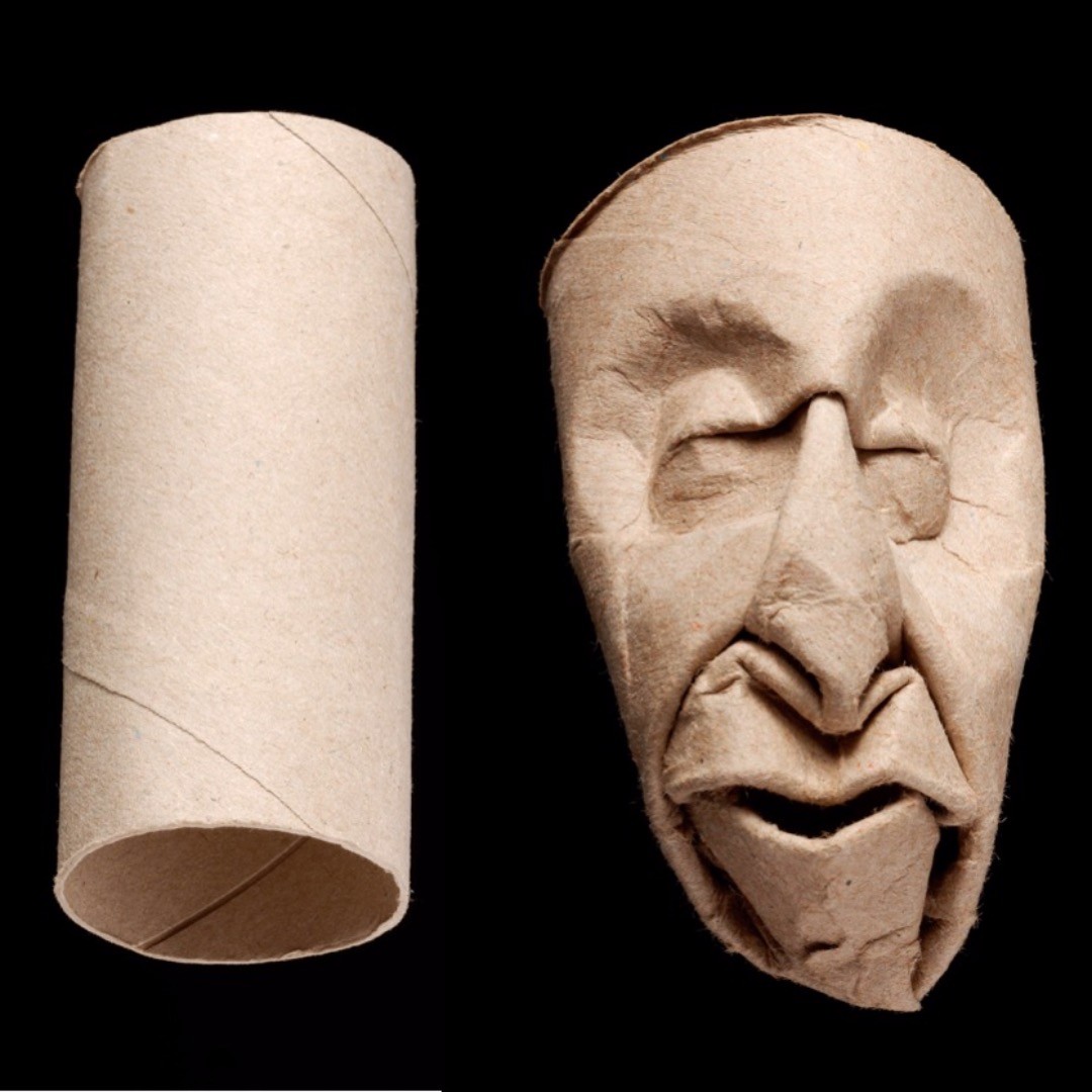 Masks Made From Toilet Paper Rolls By Junior Fritz Jacquet (13)