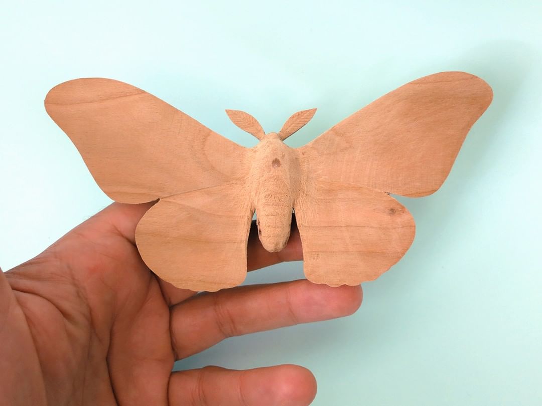 Song Of The Butterfly, Impressively Realistic Butterfly Wood Sculptures By Eyal Holtzman (13)