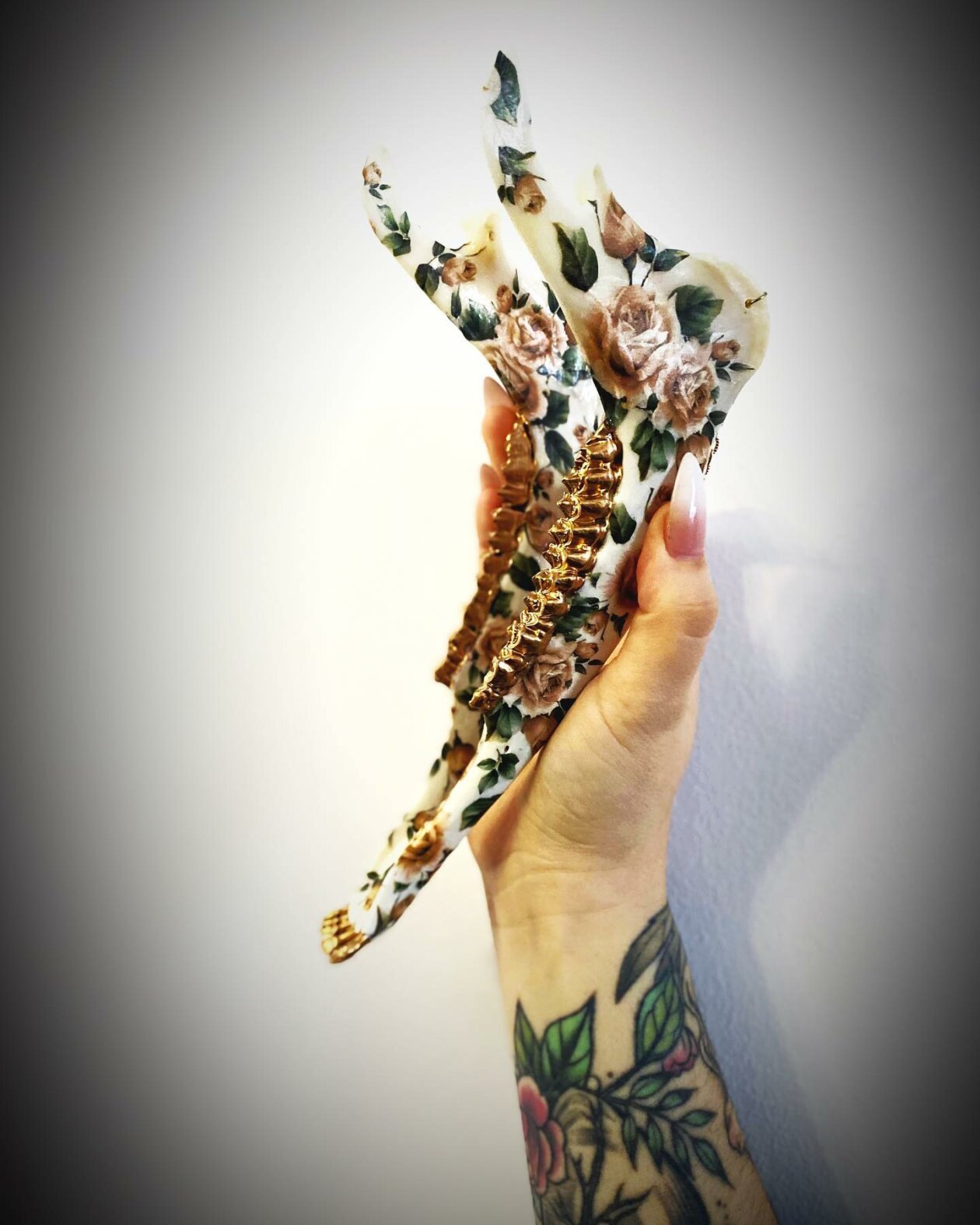 The Floral Decorated Bone And Skull Art Of Emmanuelle Jobidon (11)