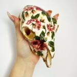 The Floral Decorated Bone And Skull Art Of Emmanuelle Jobidon