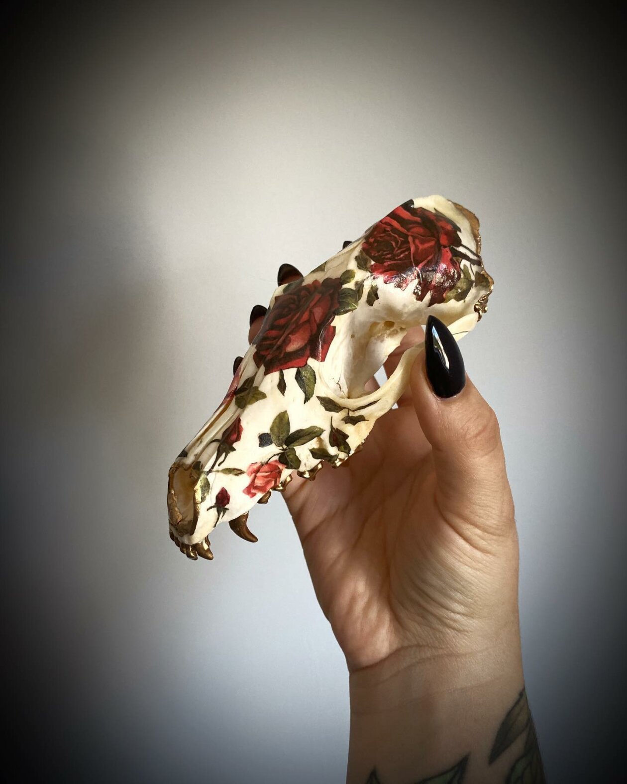 The Floral Decorated Bone And Skull Art Of Emmanuelle Jobidon (23)