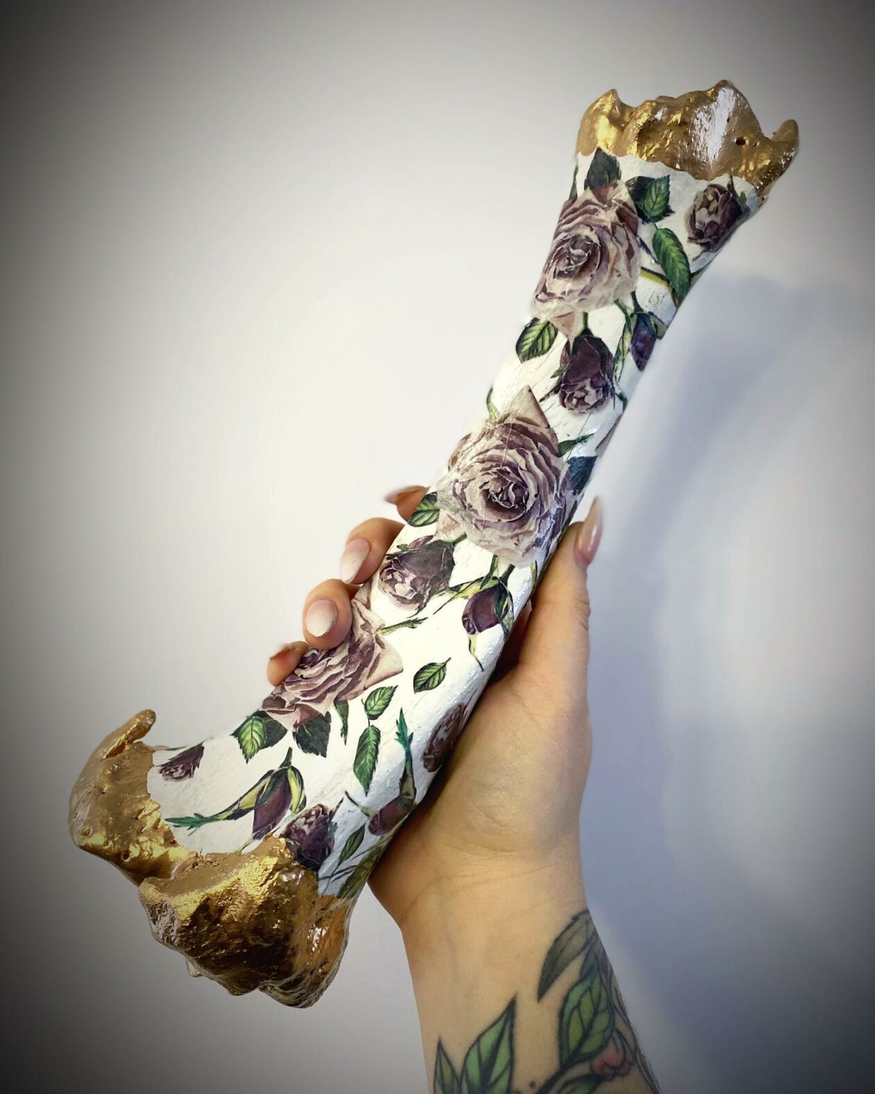 The Floral Decorated Bone And Skull Art Of Emmanuelle Jobidon (28)