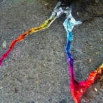 Vibrant Interventions Painted On Cracked Sidewalks By Xomatok (7)