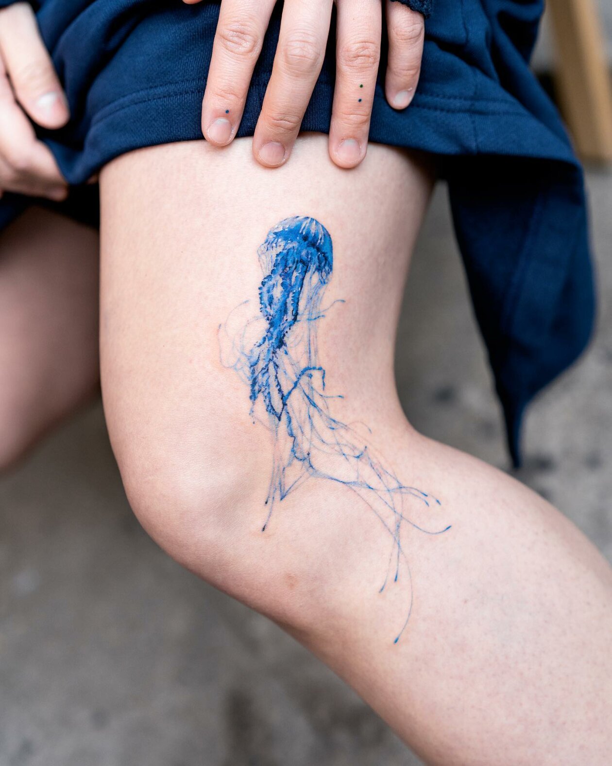 Blue Tattoos By Pokhy 1