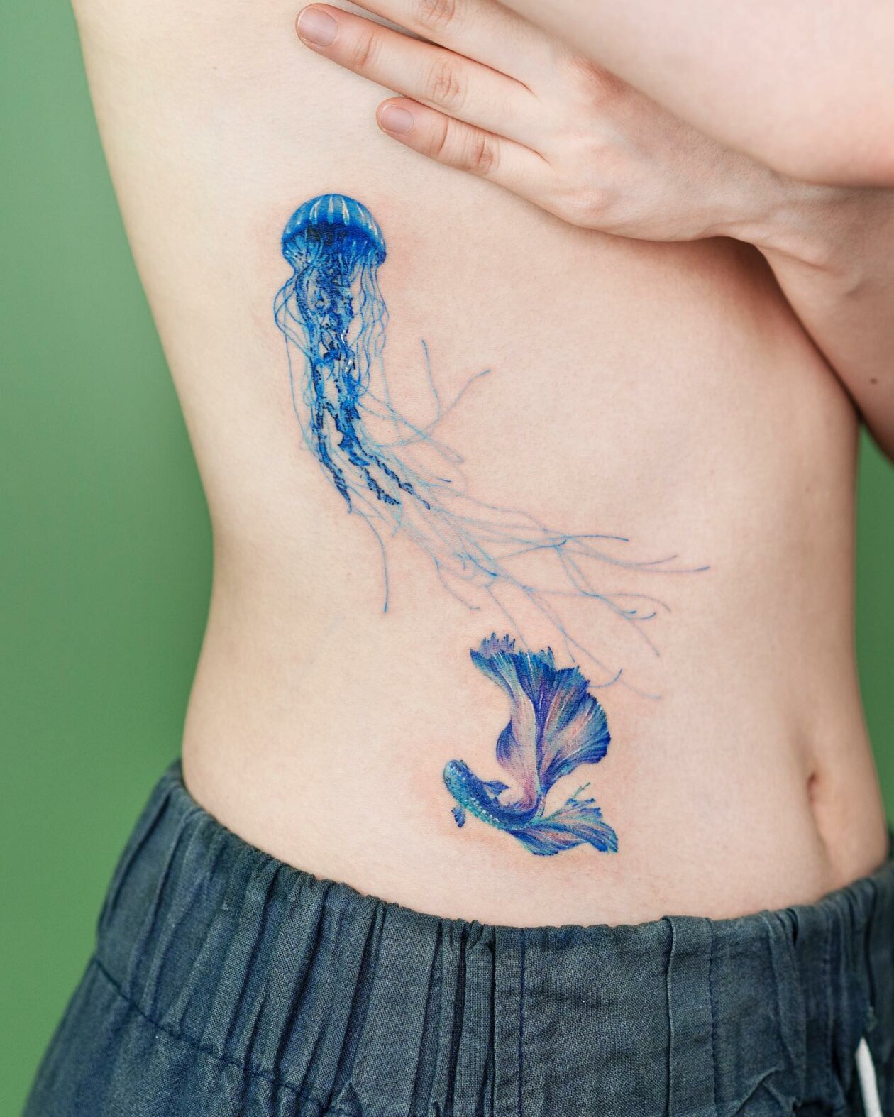 Blue Tattoos By Pokhy 5