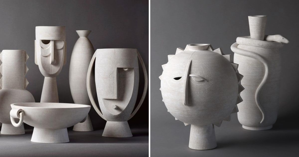 Delicate bloom and petal-based ceramic sculptures by Jennifer