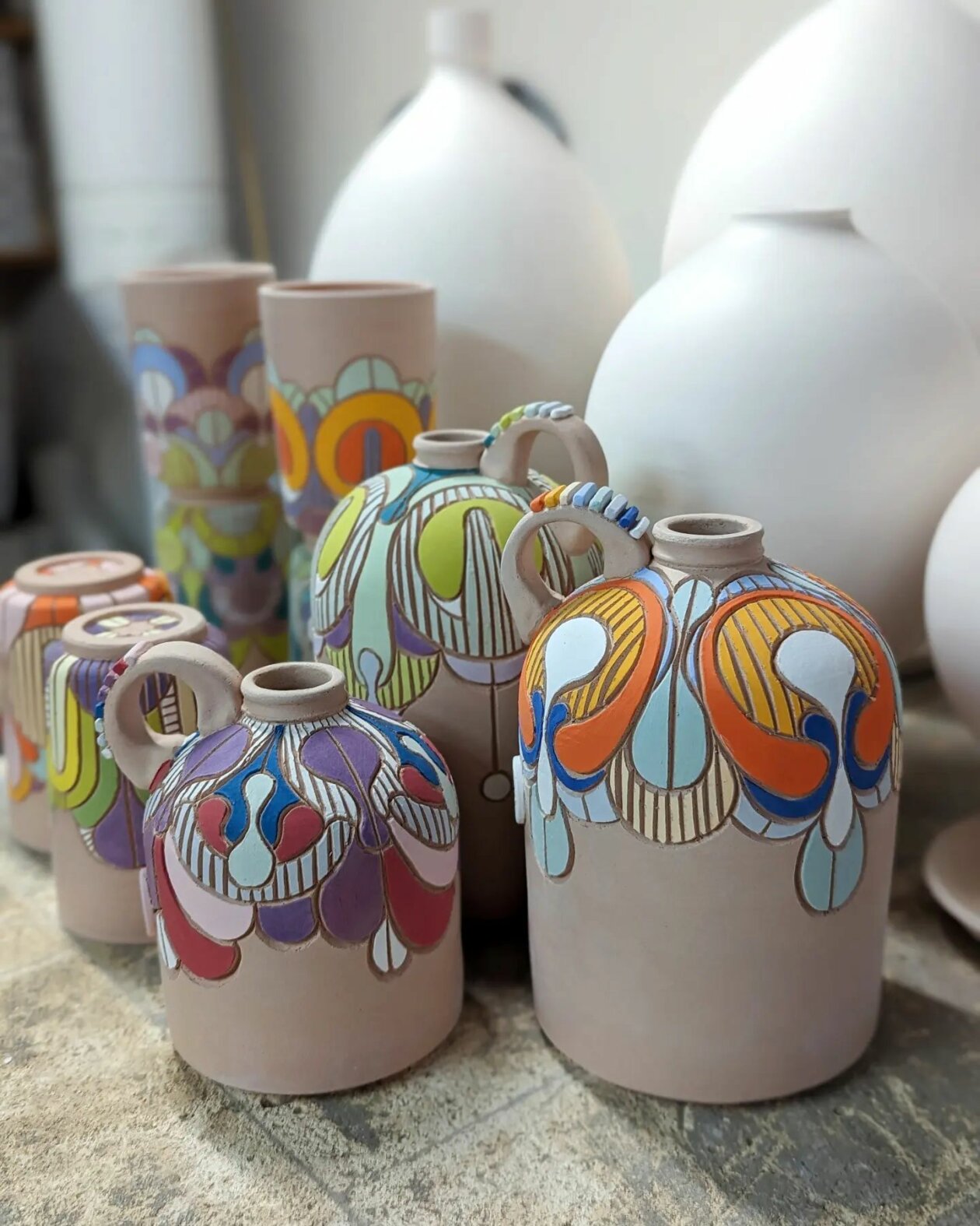 Gorgeous Patterned Ceramics By Erika Novak And Drew Darley 11