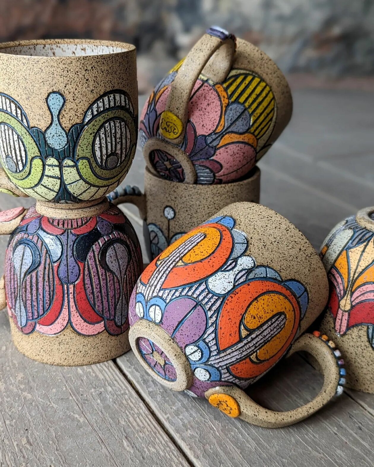Gorgeous Patterned Ceramics By Erika Novak And Drew Darley 13