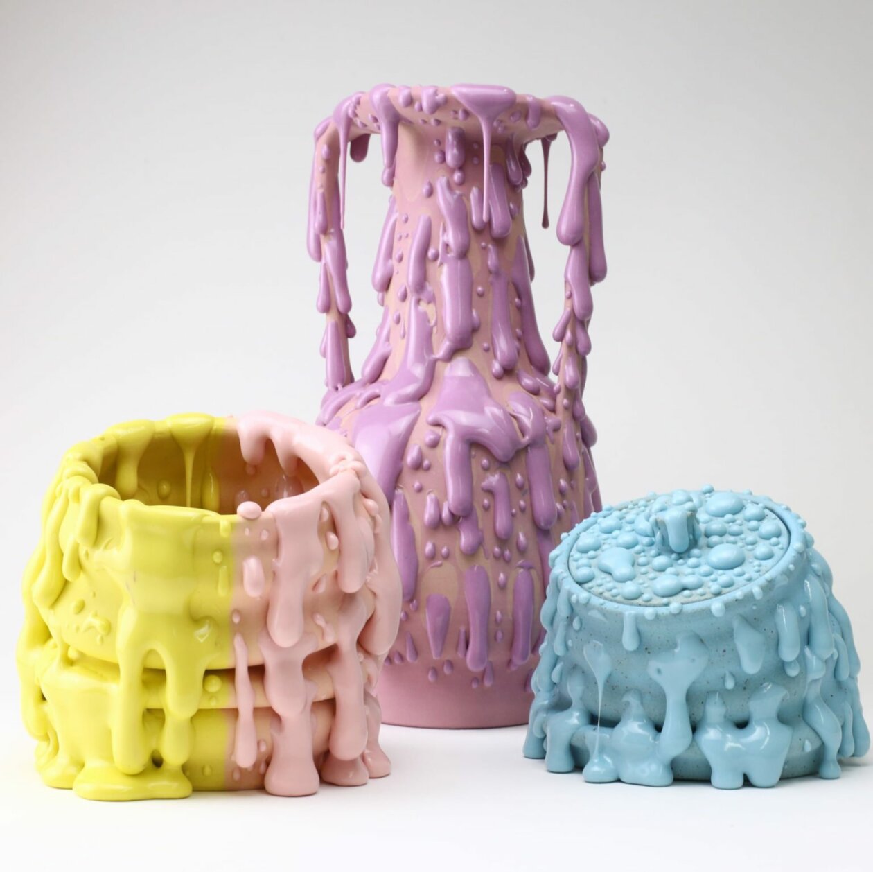 Playful Ceramic Vessels Of Strange Creatures And Melted Shapes By Philip Kupferschmidt 14