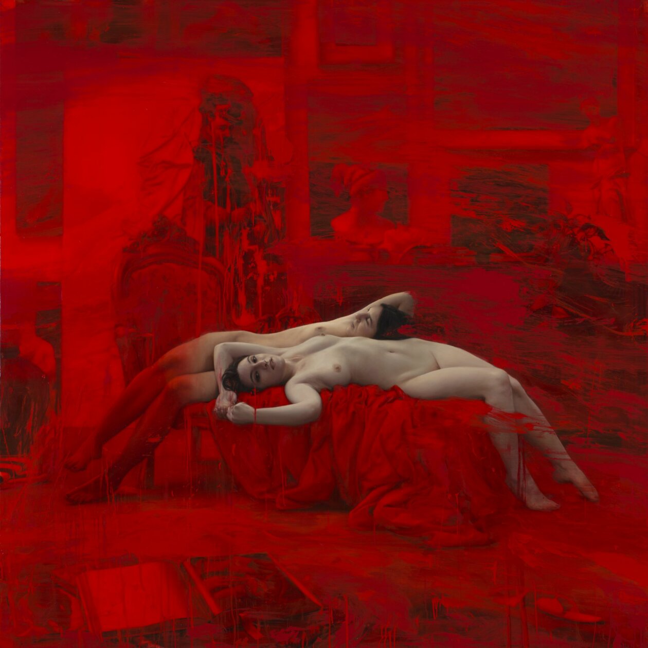 Exquisite Contemporary Classical Paintings By Jordi Diaz Alama Vulcano Red Studio