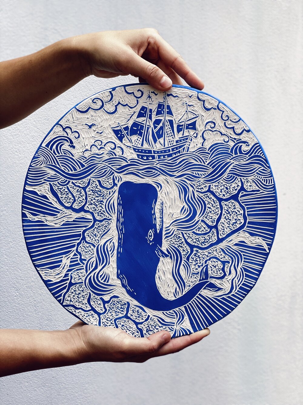 Illustred Ceramic Vessels And Tiles By Clara Holt 14
