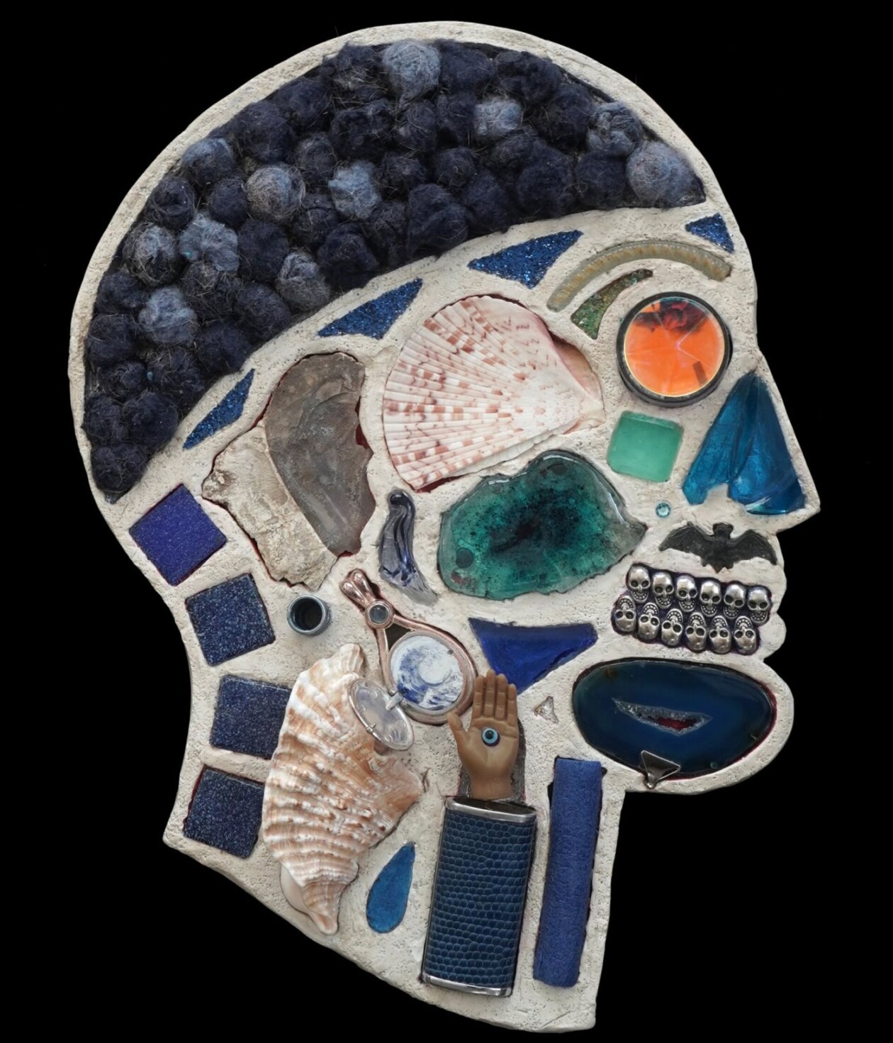 Assemblage Sculptures Of Anatomical Human Head Cross Sections By Edwige Massart And Xavier Wynn (11)