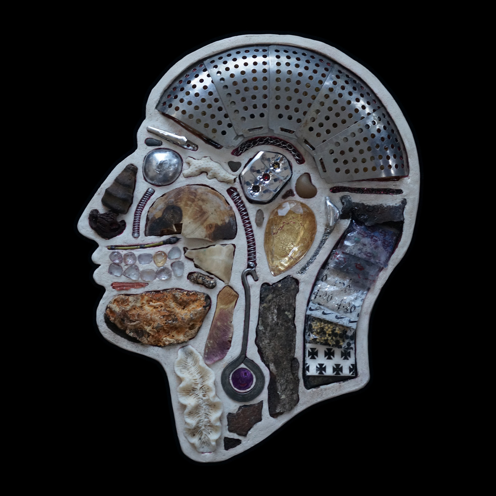 Assemblage Sculptures Of Anatomical Human Head Cross Sections By Edwige Massart And Xavier Wynn (4)