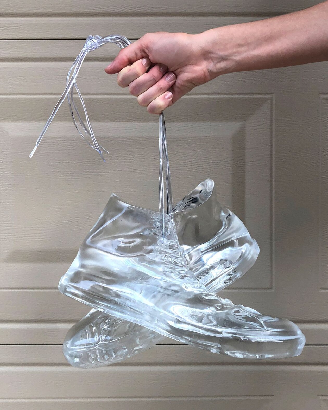 Clear Resin Sculptures Of Clothes And Objects By Chris Bakay (7)