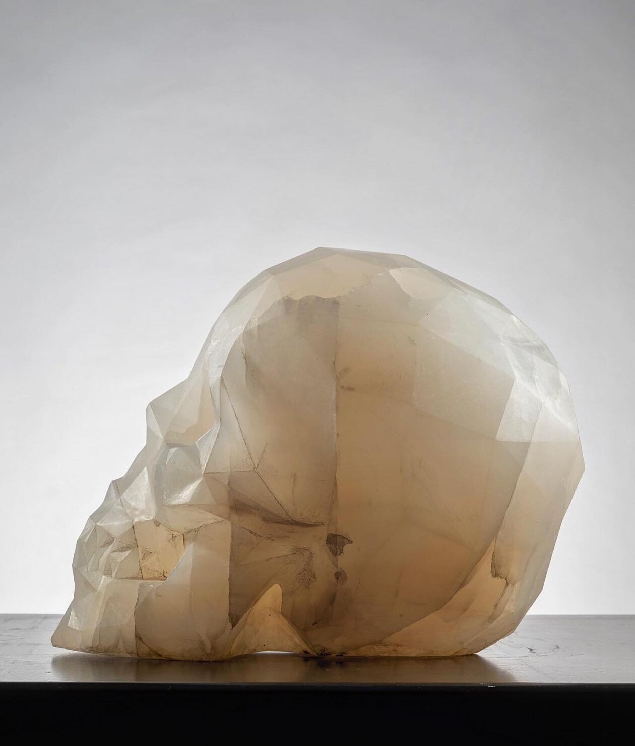 Diamond, A Skull Marble Sculpture By Massimiliano Pelletti (2)
