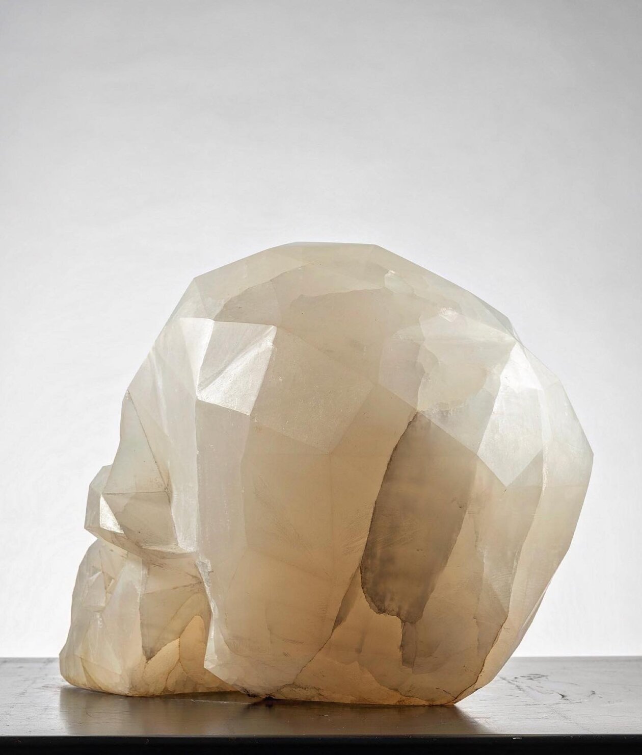 Diamond, A Skull Marble Sculpture By Massimiliano Pelletti (4)