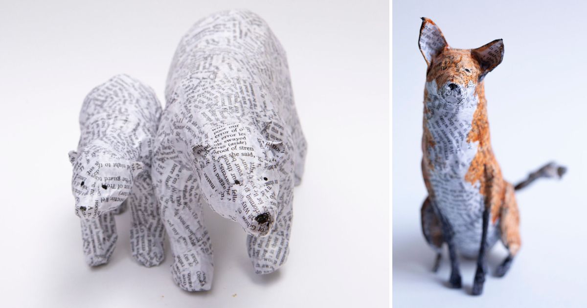 Papier-Mâché Critters Traipse and Trot in Delighful Sculptures by Diana  Parkhouse — Colossal