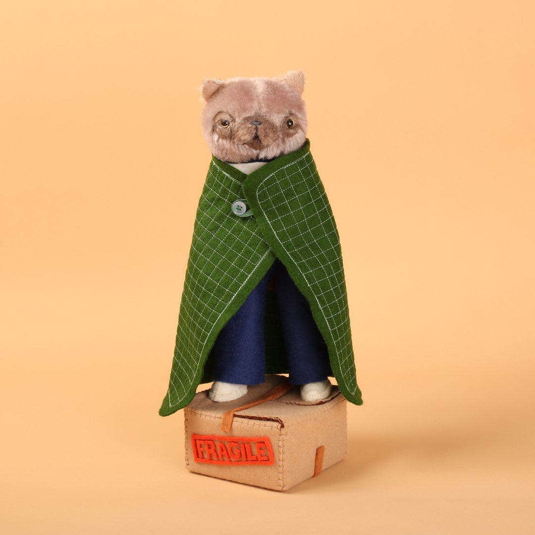 Cute Sculptural Textile Dolls By Cat Rabbit (24)