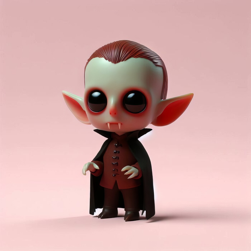 Dracula - Popular Monsters In Their Cute Alternative Versions By Metal Panda