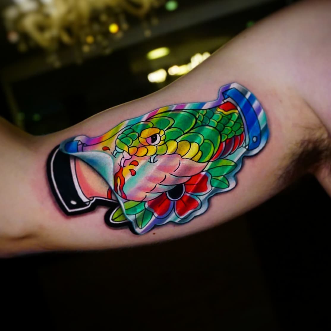 Hypercolorful Tattoos By Clayton Dias (10)
