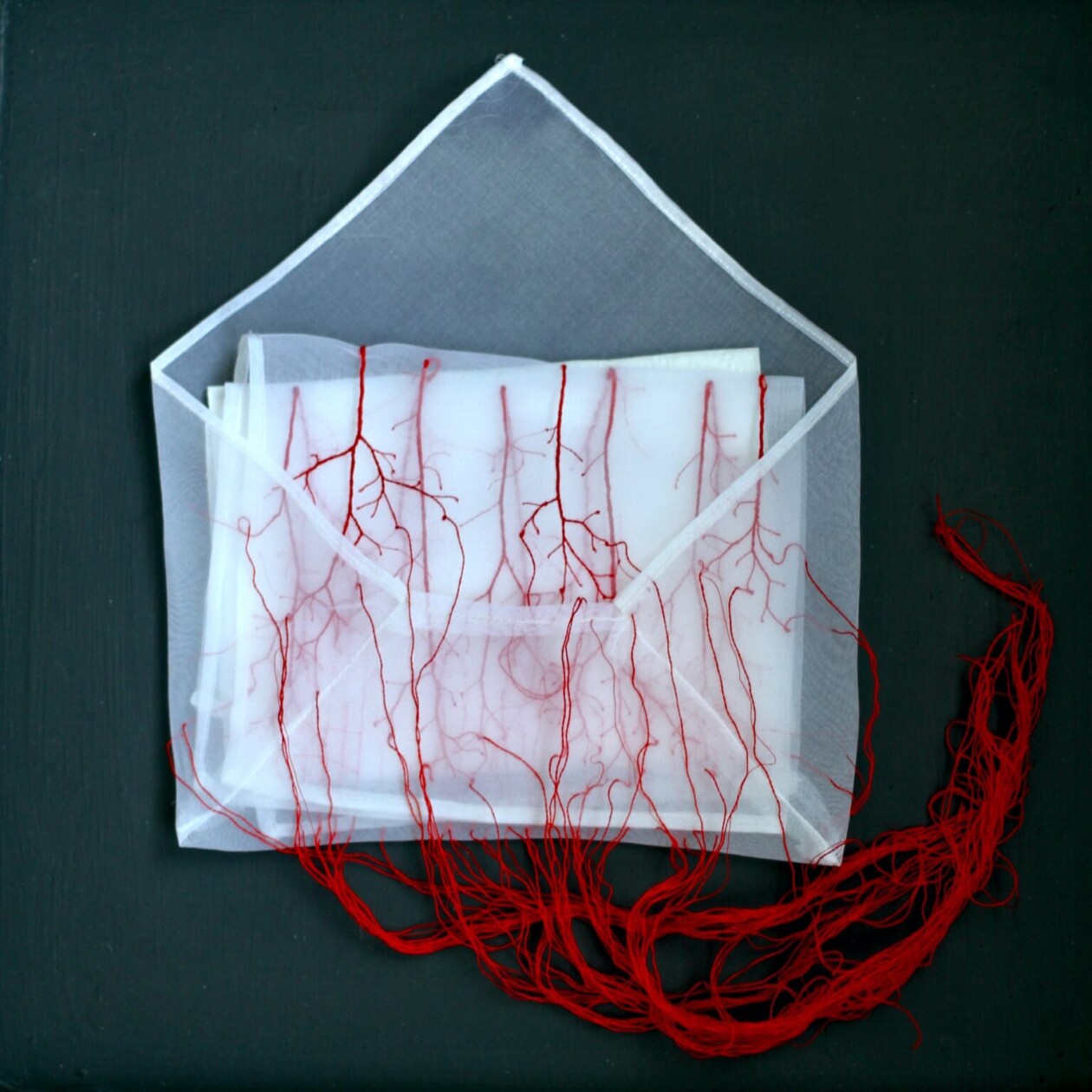 Red Threads, Intriguing Mixed Media Sculptures By Rima Day (4)