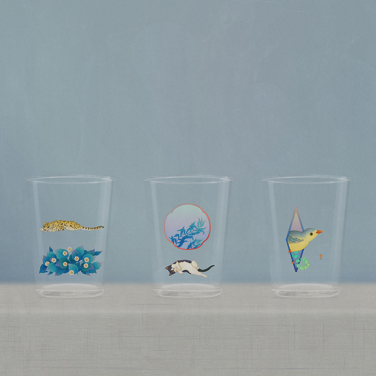 Delicately Illustrated Glassware By Whooli Chen And Di Chun Chen (11)
