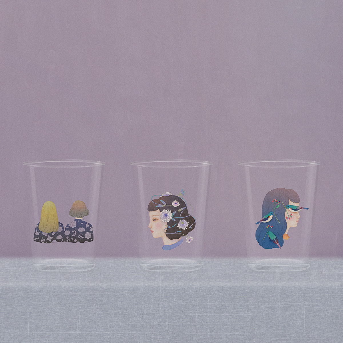 Delicately Illustrated Glassware By Whooli Chen And Di Chun Chen (5)