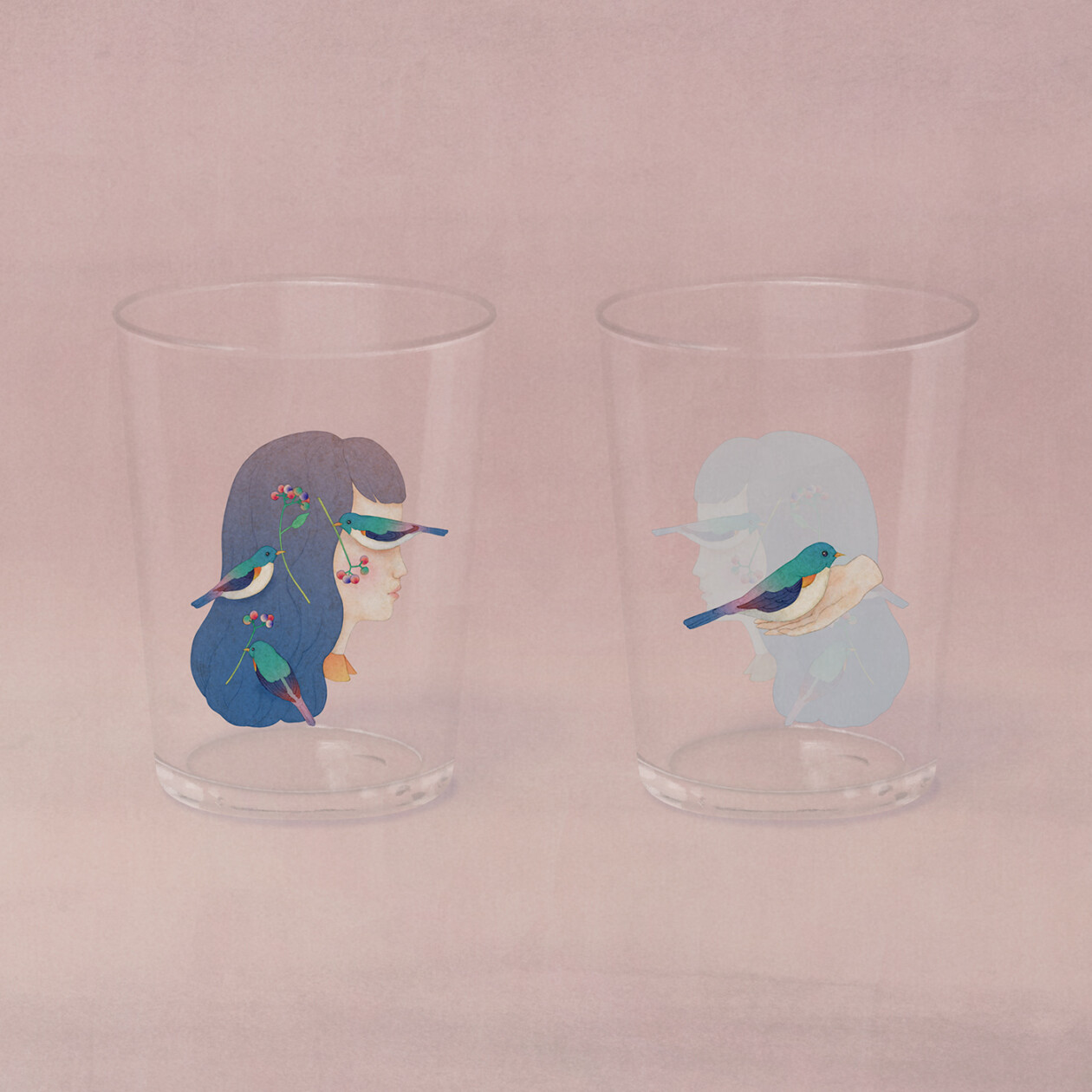 Delicately Illustrated Glassware By Whooli Chen And Di Chun Chen (8)