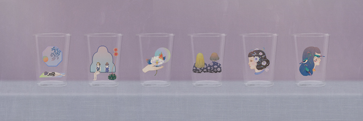 Delicately Illustrated Glassware By Whooli Chen And Di Chun Chen (9)