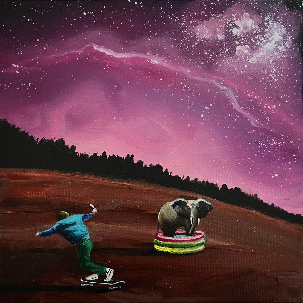Funny Small Paintings By Mars Black (8)