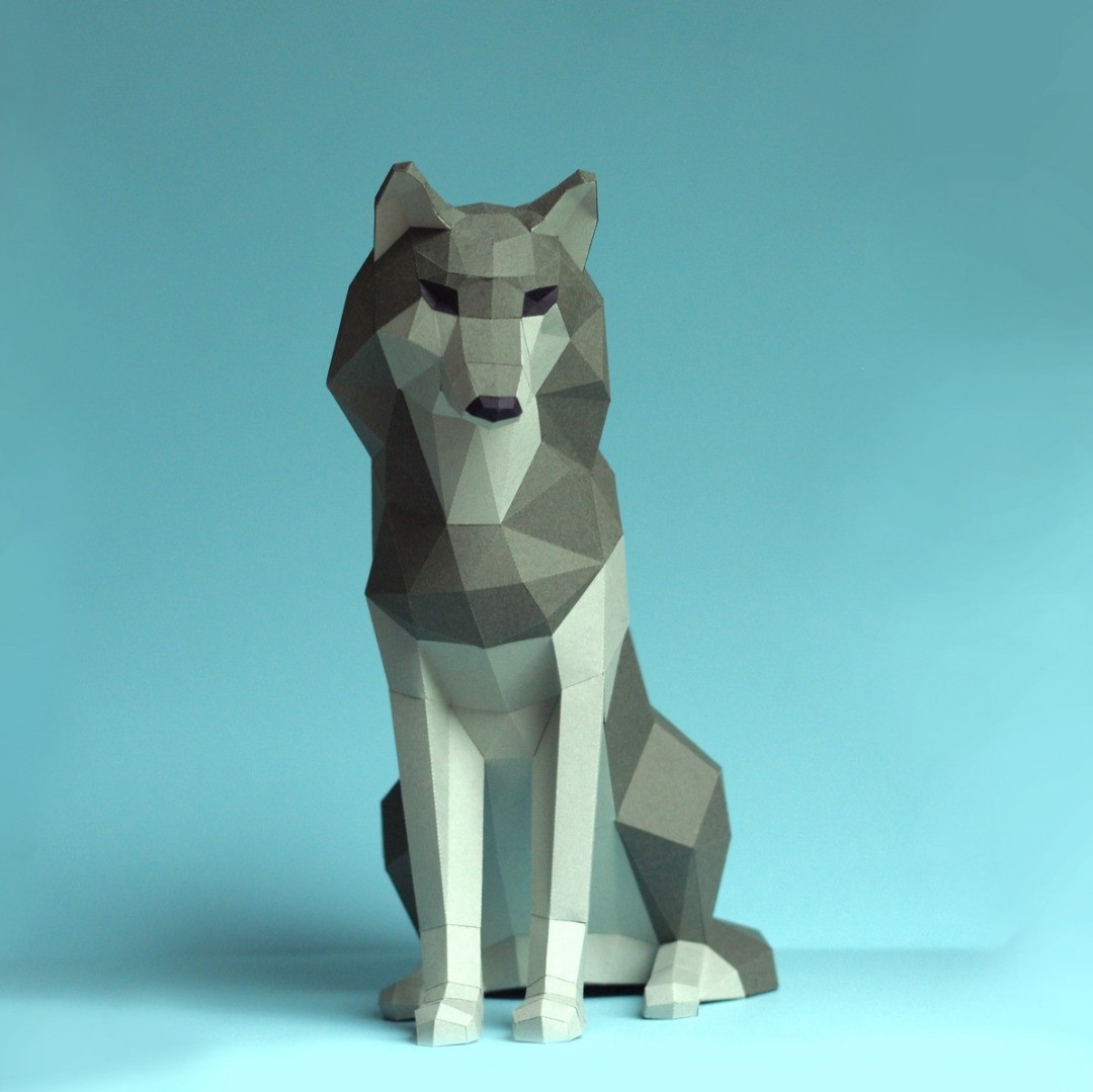 Geometric Animal Paper Sculptures By Wolfram Kampffmeyer (21)
