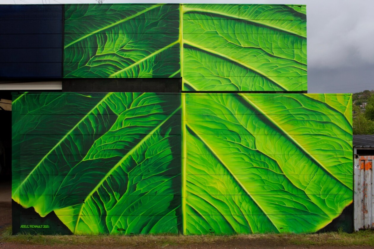 Giant Leafy Murals By Adele Renault (4)